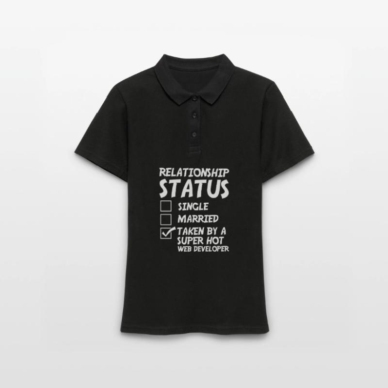Web Developer Web Developer Funny Women's Polo Shirt
