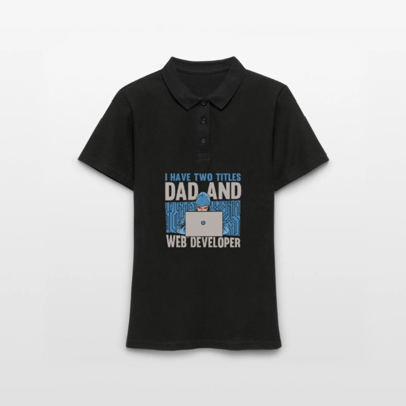 Web Developer Web Developer Father Women's Polo Shirt