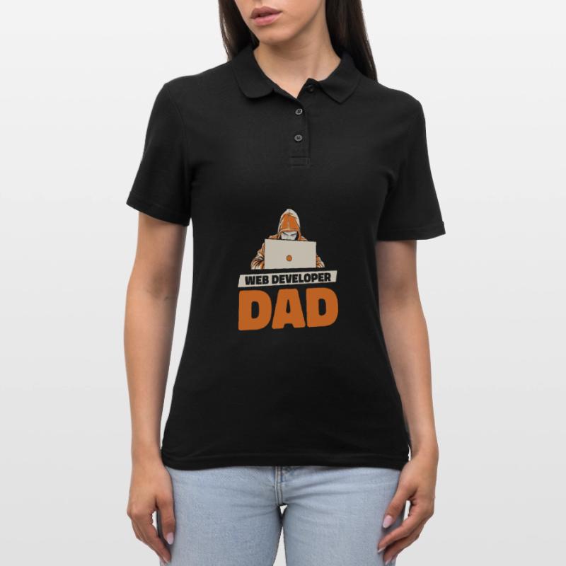 Web Developer Web Developer Father Women's Polo Shirt
