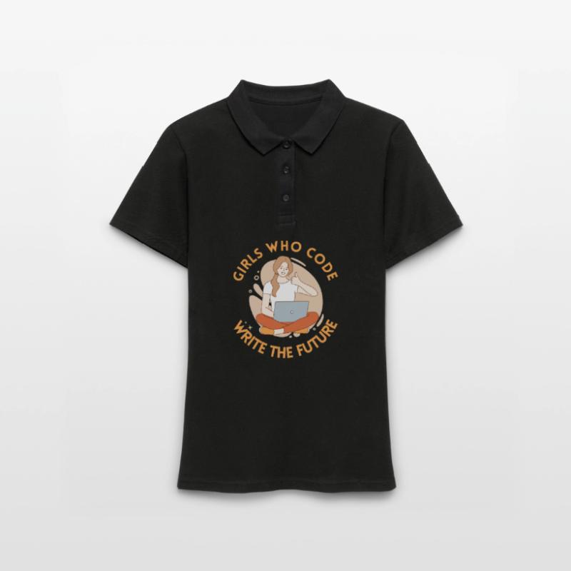 Developer Coder Programmer Girl Women's Polo Shirt