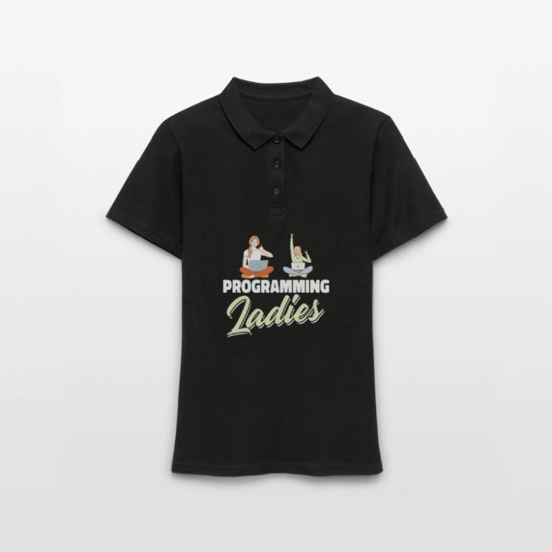 Developer Coder Programmer Dame Women's Polo Shirt