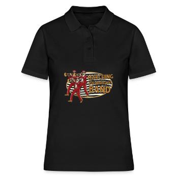 Brass Band Trombone Cool Brass Band Trombone - Polo Femme - noir - Devant - Ailine (174cm)