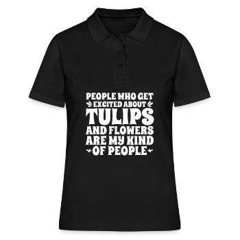 Tulipes Tulipes - Polo Femme - noir - Devant - Ailine (174cm)