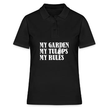Tulipes Tulipes - Polo Femme - noir - Devant - Ailine (174cm)
