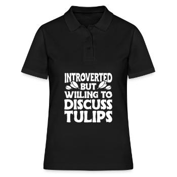 Tulipes Tulipes - Polo Femme - noir - Devant - Ailine (174cm)