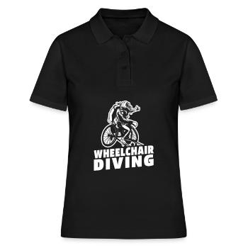 Plongeur plongeur - Polo Femme - noir - Devant - Ailine (174cm)