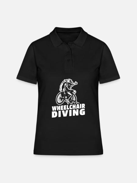 Plongeur plongeur - Polo Femme - noir