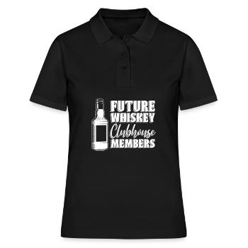 Whisky Whiskey - Polo Femme - noir - Devant - Ailine (174cm)