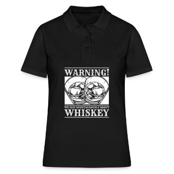 Whisky Whiskey - Polo Femme - noir - Devant - Ailine (174cm)