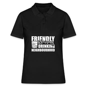 Whisky Whiskey - Polo Femme - noir - Devant - Ailine (174cm)