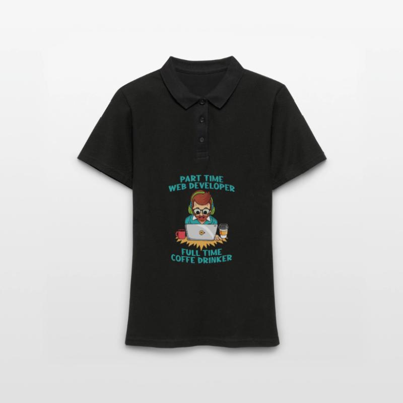 Web Developer Web Developer Coffee Women's Polo Shirt