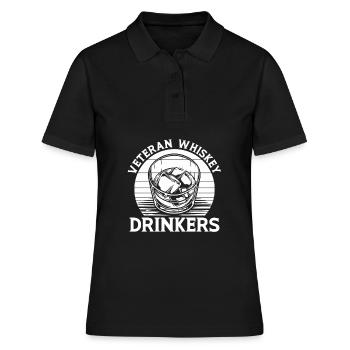 Whisky Whiskey - Polo Femme - noir - Devant - Ailine (174cm)