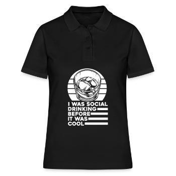 Whisky Whiskey - Polo Femme - noir - Devant - Ailine (174cm)