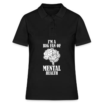 Psychologie Psychologue - Polo Femme - noir - Devant - Ailine (174cm)