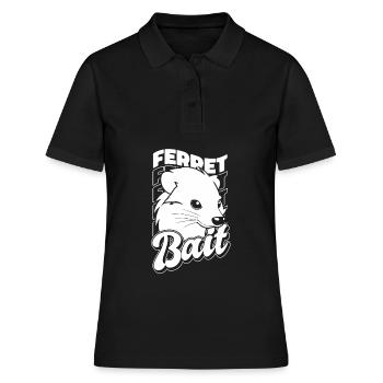 Putois furet - Polo Femme - noir - Devant - Ailine (174cm)