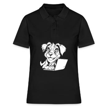 Web Developer Web Developer - Women's Polo Shirt - black - Front - Ailine (174cm)