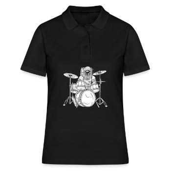 Batterie Batteur Batteur - Polo Femme - noir - Devant - Ailine (174cm)