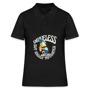 Wing Surf Wing Foil Flügelbrandung - Polo Femme - noir - Devant - Ailine (174cm)