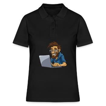 Data Science Data Analyst - Frauen Polo Shirt - Schwarz - Vorne - Ailine (174cm)