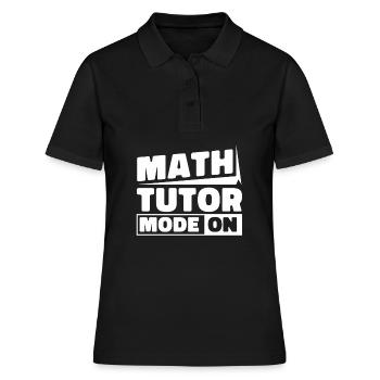Professeur de mathématiques Professeur de mathématiques Tuteur de mathématiques - Polo Femme - noir - Devant - Ailine (174cm)