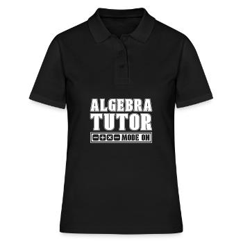 Mathelehrer Mathe Lehrer Algebra - Frauen Polo Shirt - Schwarz - Vorne - Ailine (174cm)