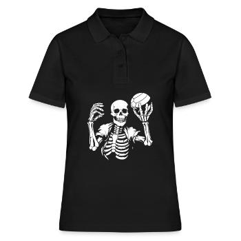Volley-ball Volley-ball Volley-ball - Polo Femme - noir - Devant - Ailine (174cm)
