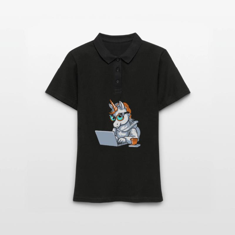 Entwickler Coder Programmierer Kaffee Frauen Polo Shirt