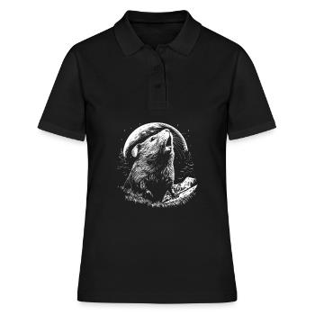 Cochon d’Inde Cochon d’Inde - Polo Femme - noir - Devant - Ailine (174cm)