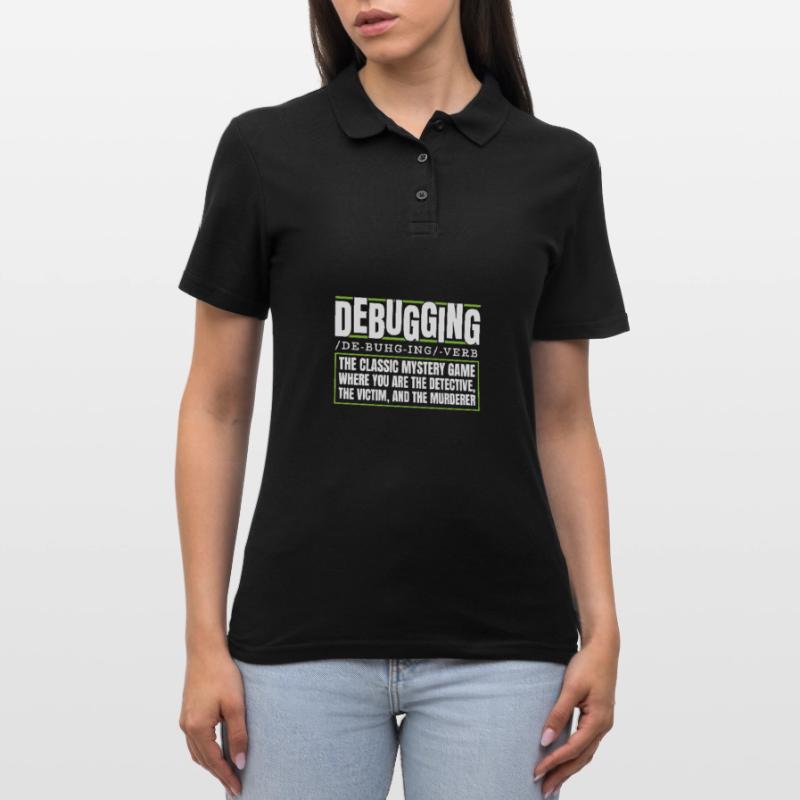 Developer, Coder, Programmer, Debugging Women's Polo Shirt