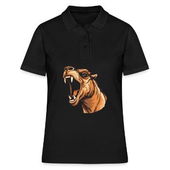 Camel Furious - Women's Polo Shirt - black - Front - Ailine (174cm)