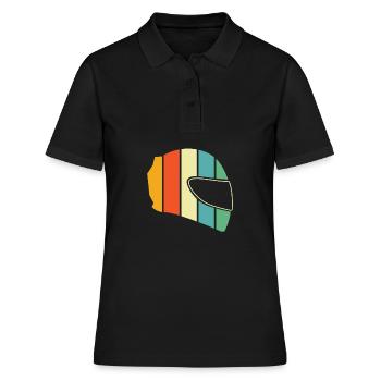 Moto Motard Motard - Polo Femme - noir - Devant - Ailine (174cm)