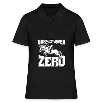 Sports équestres équestres à cheval - Polo Femme - noir - Devant - Ailine (174cm)