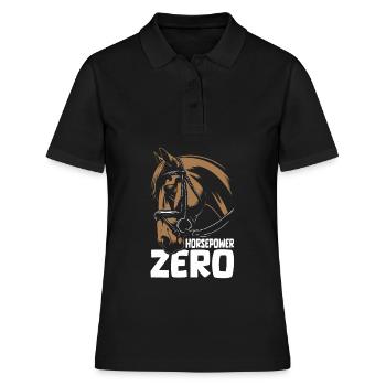 Sports équestres équestres à cheval - Polo Femme - noir - Devant - Ailine (174cm)