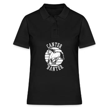 Sports équestres équestres à cheval - Polo Femme - noir - Devant - Ailine (174cm)