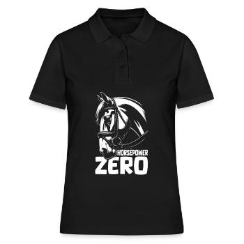 Sports équestres équestres à cheval - Polo Femme - noir - Devant - Ailine (174cm)