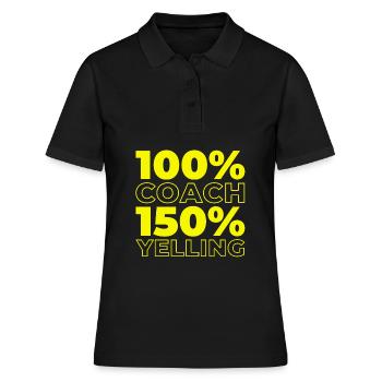 Entraîneur d’entraîneurs de softball - Polo Femme - noir - Devant - Ailine (174cm)