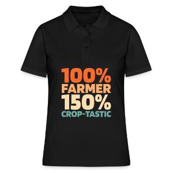 Agriculteur Agriculteur - Polo Femme - noir - Devant - Ailine (174cm)