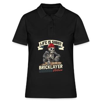 Bricklayer - Women's Polo Shirt - black - Front - Ailine (174cm)