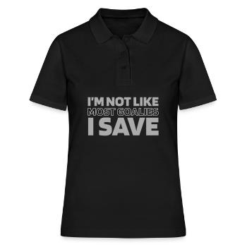 Gant de gardien de but de hockey sur glace Rondelle d’économie - Polo Femme - noir - Devant - Ailine (174cm)