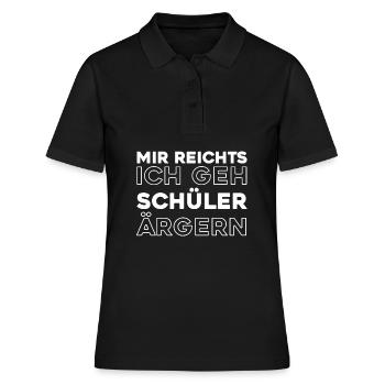 Développeur, Codeur, Programmeur - Polo Femme - noir - Devant - Ailine (174cm)