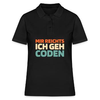 Developer, Coder, Programmer - Women's Polo Shirt - black - Front - Ailine (174cm)