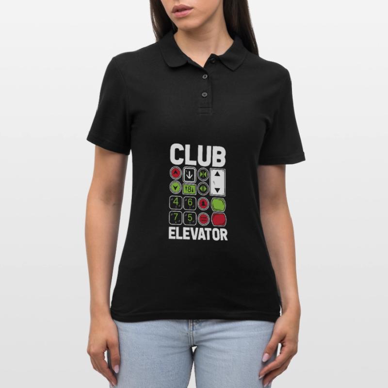 Elevator Elevator Buttons Women's Polo Shirt
