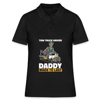 Abschleppdienst Abschlepper Skelett - Frauen Polo Shirt - Schwarz - Vorne - Ailine (174cm)