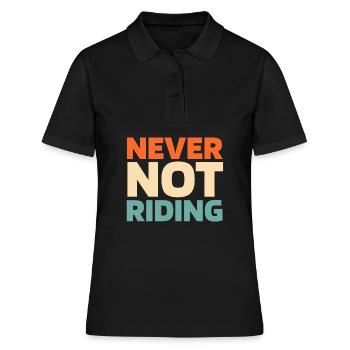 Jet Ski - Frauen Polo Shirt - Schwarz - Vorne - Ailine (174cm)