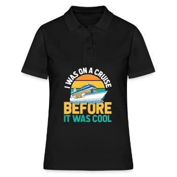 Kreuzfahrt - Frauen Polo Shirt - Schwarz - Vorne - Ailine (174cm)