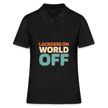 Lacrosse Lacrosse sur World Off - Polo Femme - noir - Devant - Ailine (174cm)