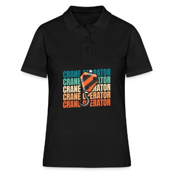 Crane Operator Crane Operator - Women's Polo Shirt - black - Front - Ailine (174cm)