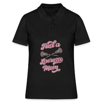 Lacrosse Just A Lacrosse Mom - Polo Femme - noir - Devant - Ailine (174cm)