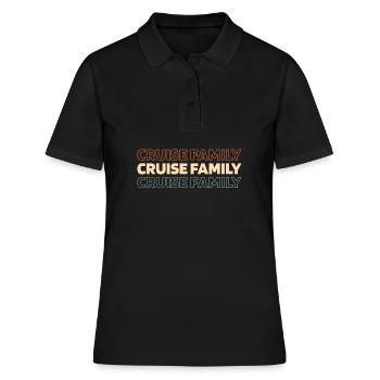 Kreuzfahrt - Frauen Polo Shirt - Schwarz - Vorne - Ailine (174cm)