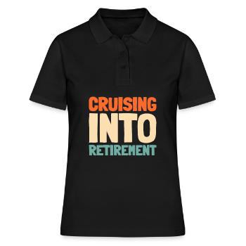 Kreuzfahrt - Frauen Polo Shirt - Schwarz - Vorne - Ailine (174cm)